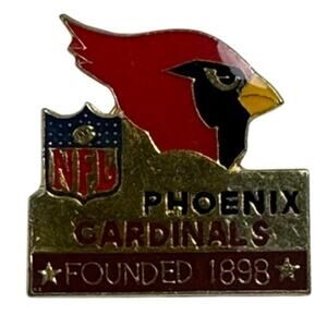 Vintage Phoenix Cardinals NFL Lapel Pin Founded 1898 Team Logo Football